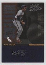 2005 Donruss Leather & Lumber Hitters Inc /2000 Rod Carew #HI-17 HOF 0l2