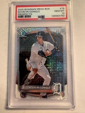 2025 Bowman Chrome 1st Kevin McGonigle Rookie Mega Box Prospects #BCP79 PSA 10