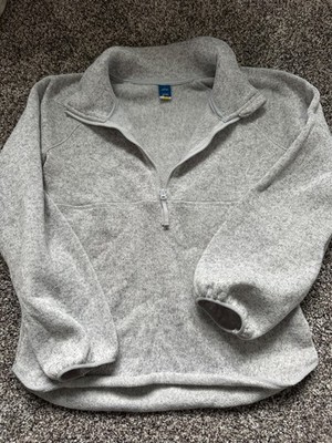 old navy gray quarter zip kids size 10/12