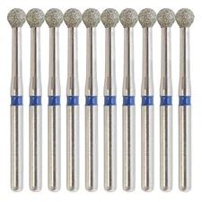 Dental Diamond Burs FG Long Surgical 801L/023M Round Ball High Speed Standard