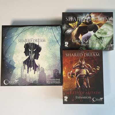 The Shared Dream Board Game + Expansions Wrath of Axitath & Crux Collection ODAM