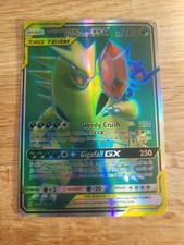 MegaSableye & Tyranitar Tag Team GX Full art Pokemon card (no225/236)