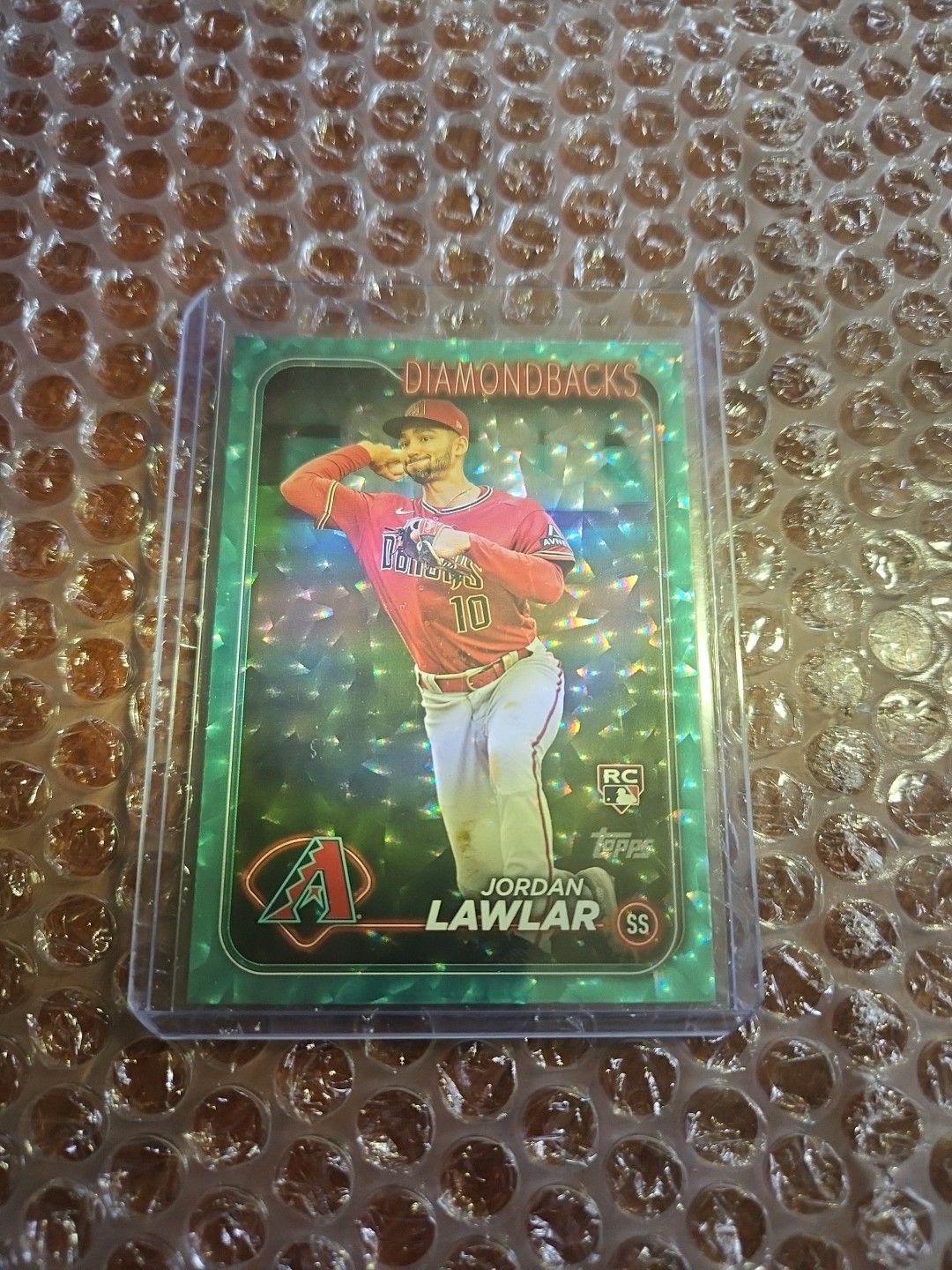 2024 Topps Series 2 - Jordan Lawlar #451 Aqua Foil /399 (RC)
