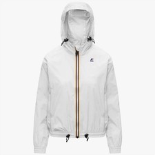 K-Way Le Vrai 4.0 Anny giubbino donna impermeabile bianco K71384W