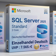Windows SQL Server 2025 Standard Purchase Version German RRP: 7,565.85.00 ESD