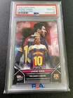 2025 TOPPS NOW FC BARCELONA #2 LAMINE YAMAL-LIONEL MESSI PSA 10 GEM MINT INVEST