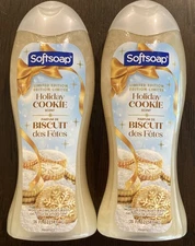 🍪 Softsoap Limited Edition Body Wash HOLIDAY COOKIE SCENT 20 OZ  Lot Of 2