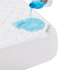 Waterproof Mattress Protector, King Size Noiseless Mattress Pad with Deep Pocket