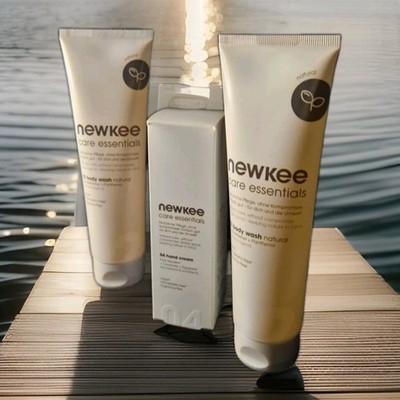 Sanfte Pflege für Haut & Hände   Newkee Handcreme 50ml  + 2 x Duschgel je 150ml