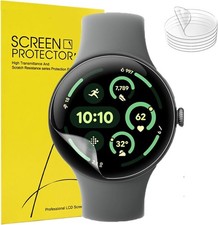 6 Pack HD Clear Anti-Scratch Screen Protectors for Google Pixel Watch 4 41mm