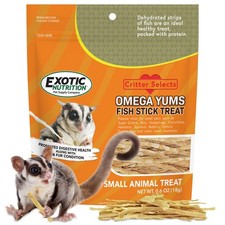 Omega Yums Fish Stick Treat for Sugar Gliders Hamsters Squirrels Rats and More!