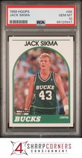 1989 HOOPS #66 JACK SIKMA BUCKS HOF PSA 10