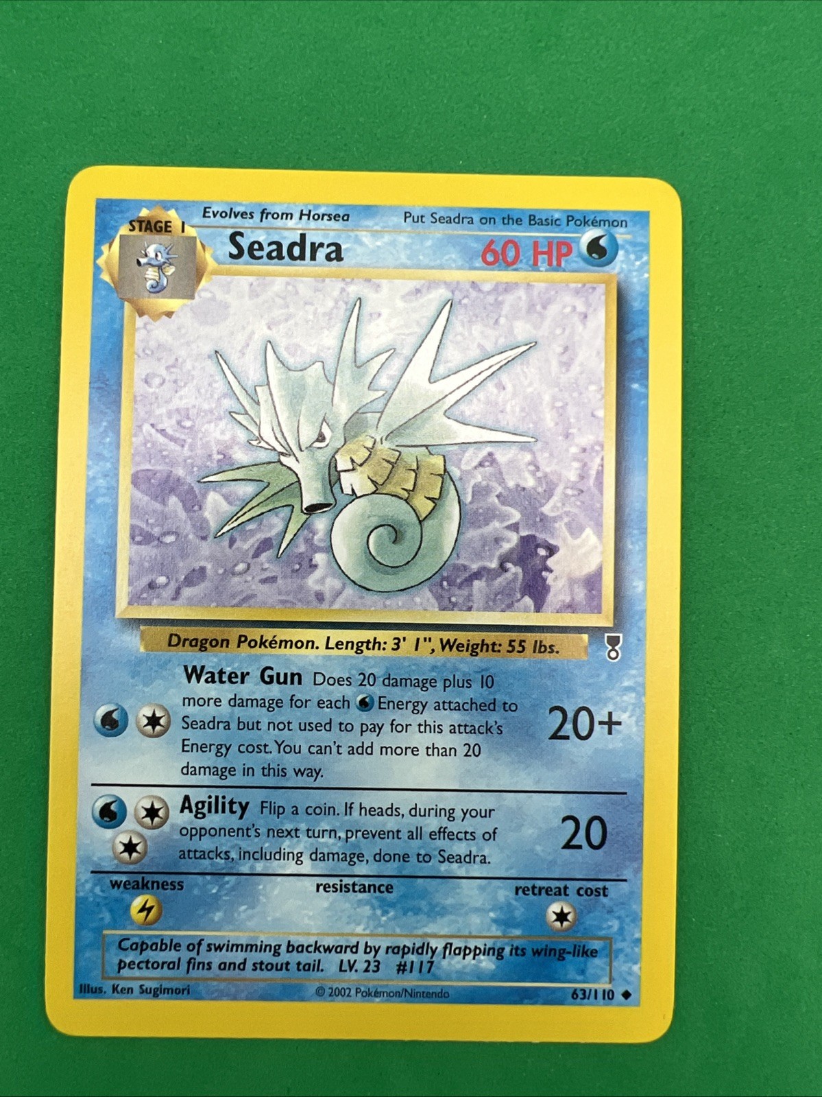 Seadra - 63/110- Legendary Collection - uncommon - Pokemon Card  - NM