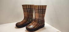 Kids /toddler Burberry Rain Boots Size 27/28 Or 9/10