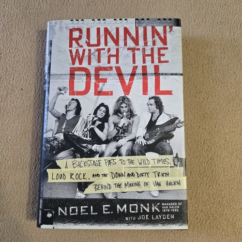 Runnin' With The Devil, Noel E. Monk, SIGNED, 1st Edition/1st Printing, HC/DJ - Picture 1 of 17