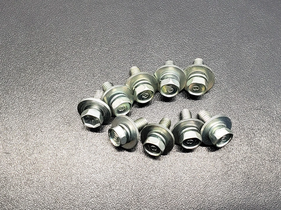 1998 - 2024 Honda Accord SunRoof Mounting Bolts 6x16 8-Pack OEM 93405-06016-08 — 第 2/3 张图片