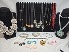 Vtg Now FlowersMixed Bulk Costume Jewelry Lot Necklaces Bracelets Earrings #1038