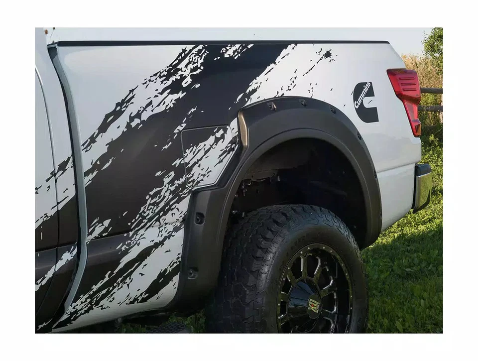 EGR 795904 Bolt-On Look Fender Flare Set of 4 Fits 2016 Nissan Titan XD - Image 3 of 4