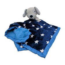 Cloud Island Puppy Dog Stars Blue Security Blanket Lovey XL 30" Plush Target