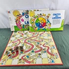 Vintage Milton Bradley Chutes And Ladders 1979 Complete Board Game