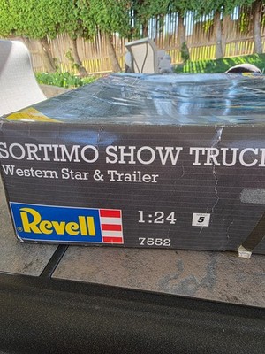 Revell Maquette Plastique 1/24 – Western Truck & Trailer Sortimo – Complet Et à Monter