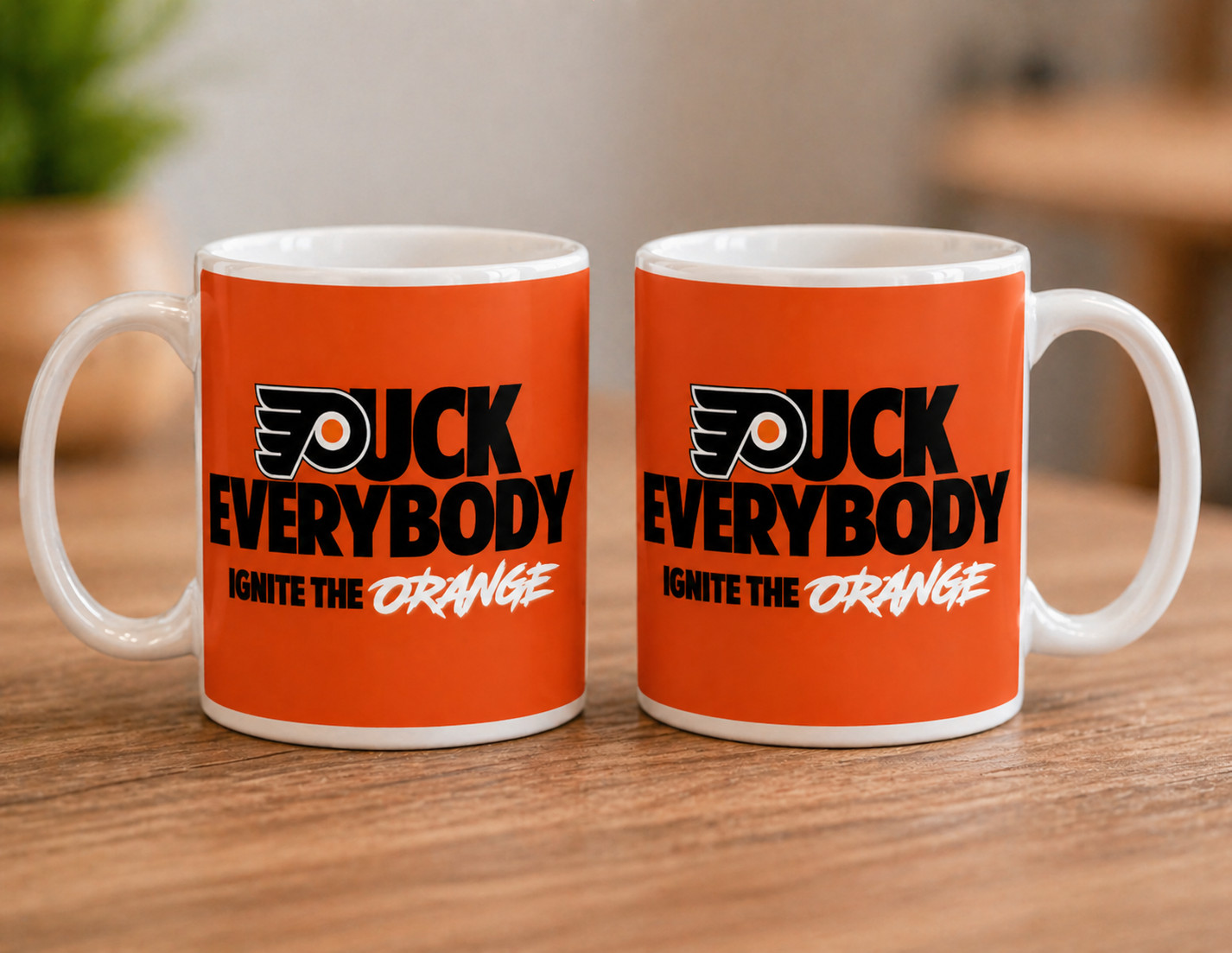 HOT ITEM - Puck Everybody Orange Flyers 2026 Coffee Mug