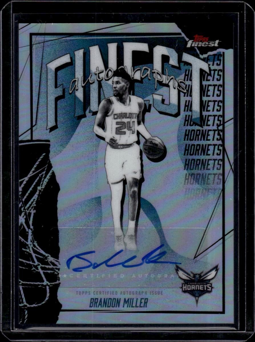 2025-26 Finest #FAU-BM Brandon Miller Finest Autographs