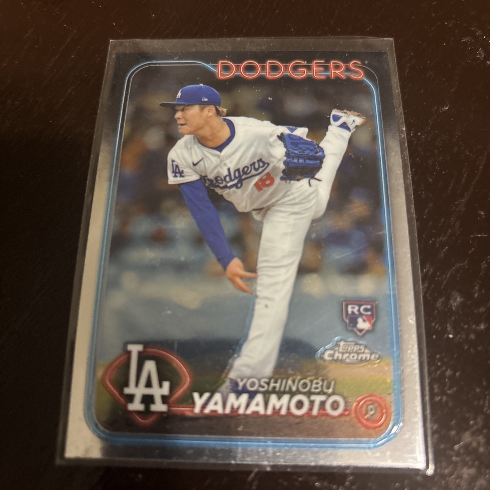2024 Topps Chrome - Yoshinobu Yamamoto Base RC #18