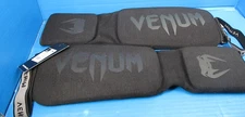 Venum MMA Muay Tai Contact Shin Guards Black on Black One Size