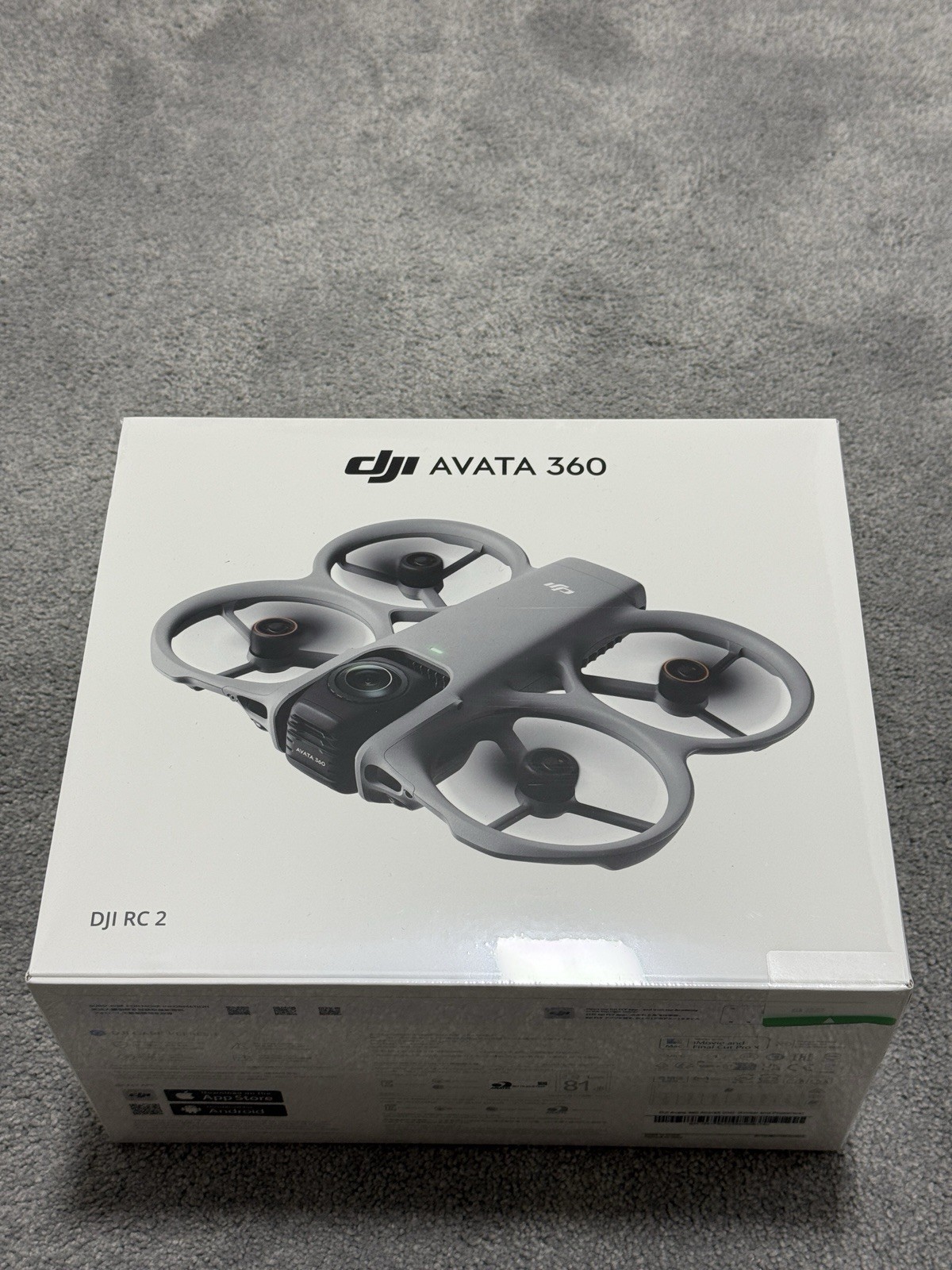 Genuine DJI Avata 360 Drone Only - Official DJI Replacement (NO RC/NO BATTERY)
