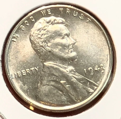 1943-P Lincoln Wheat Cent Penny GEM BU From an Original Bank Roll