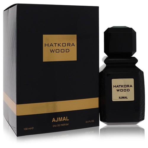 Hatkora Wood by Ajmal Eau De Parfum Spray 3.4 oz / e 100 ml - Afbeelding 1 van 24