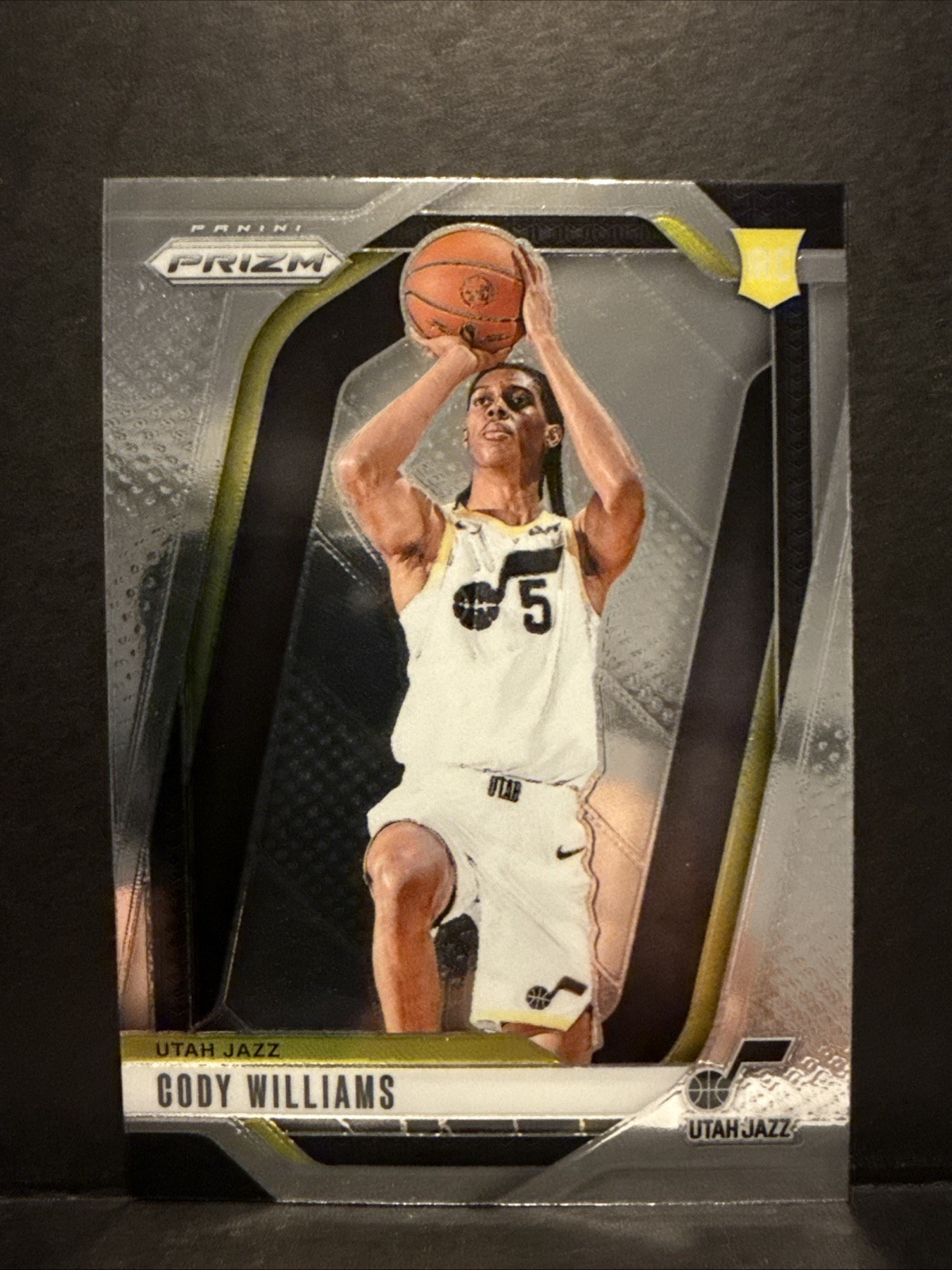 Cody Williams 2024-25 Panini Prizm Rookie Silver #232 RC Utah Jazz