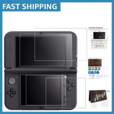 4 Pcs 9H Tempered Glass Screen Protectors for New 3DS XL - Ultimate Clarity