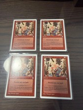 Magic: The Gathering Stone Rain English 4-card Set Portal Three Kingdoms