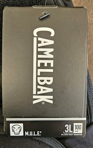 CamelBak M.U.L.E. Hydration Pack Black w/ 3L Reservoir Mil Spec Crux - Picture 2 of 5