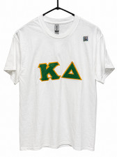 Kappa Delta Sorority Stitched Letter T-Shirt-...