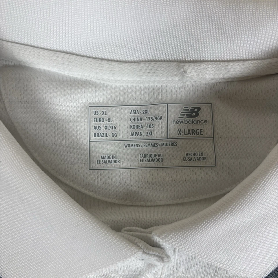 NWT New Balance Polo Rally 2.0 Golf Tennis Quick Dry Women's XL White - Image 3 of 4