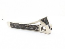 Zigarren Schneider DONATUS Solingen Vintage Hirschhorn  1960s Cigar Cutter