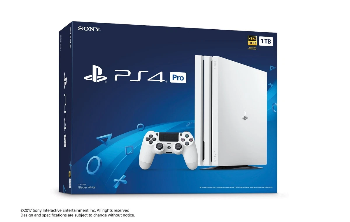 Sony PlayStation 4 Pro White HDMI Video Game Consoles for sale | eBay
