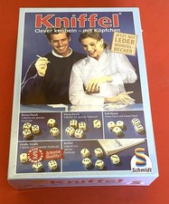 Spiel von Schmidt "KNIFFEL" mit Lederwürfelbecher / NEU und noch eingeschweisst