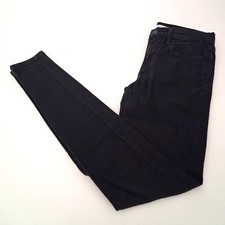 Levi's 710 Super Skinny Jeans Womens W27 L30 Black Stretch Denim Pants