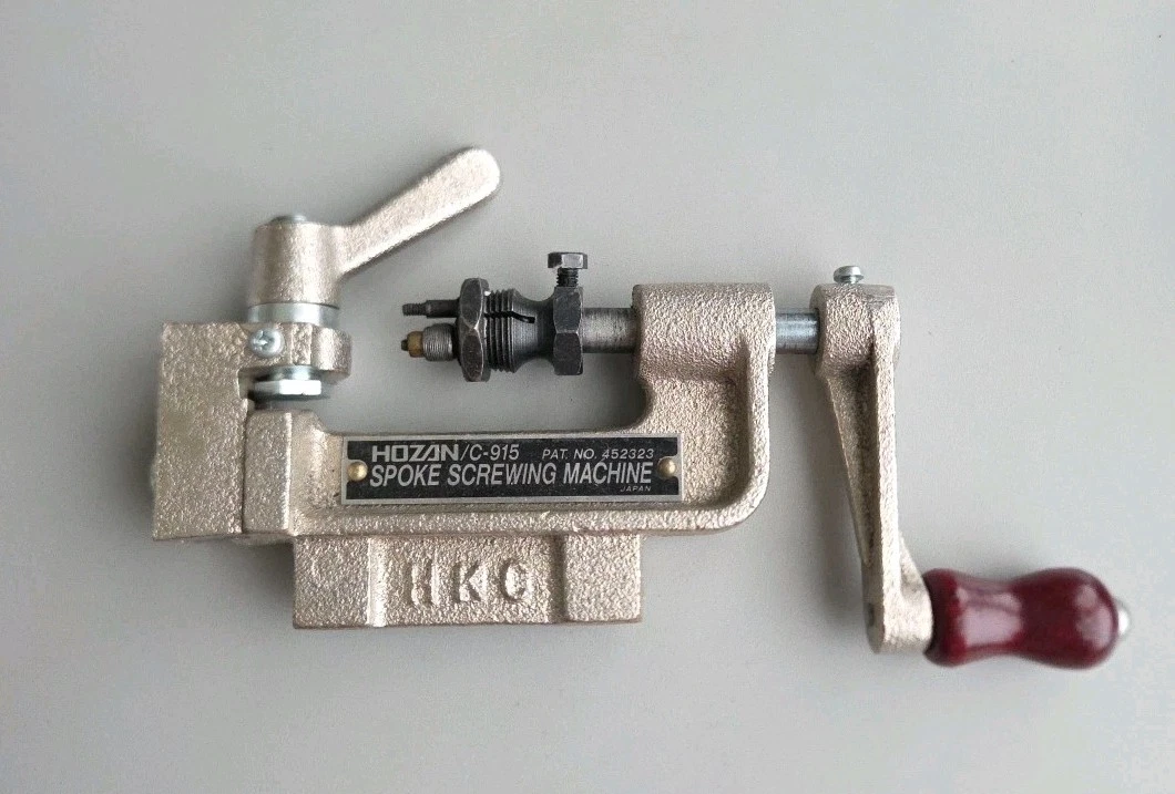 Vintage Hozan/C-915 Spoke Screwing Machine made in Japan Pre-Owned