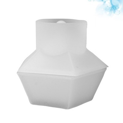  1 STÜCK Silikonform 3D Pentagon Schmuck Aufbewahrungsbox Halskette Ring Halter