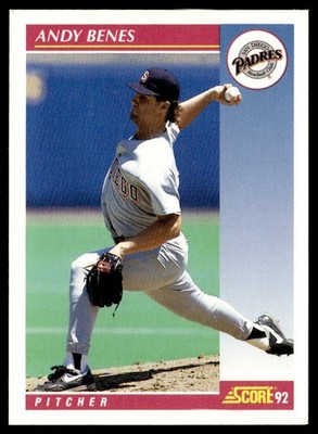 1992 Score Andy Benes San Diego Padres #133