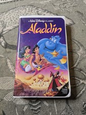 Aladdin VHS 1992 Disney Video Tape Black Diamond Classics Clamshell Nearly New