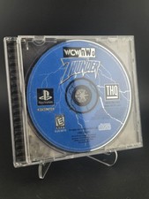 Wcw/Nwo Thunder - (Sony PlayStation 1, 1998) PS1 Case And Disk Only, Hinge Issue