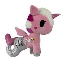 Aurora Tokidoki Gelatina Mermicorno Unicorn Mermaid Silver Pink Plush Toy 10