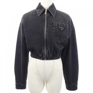 2000s Prada Nylon Lining Denim Jacket 00s PRADA docking denim