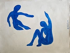 Henri Matisse Signed Fauvist Oil Painting on Canvas - French Modern Art